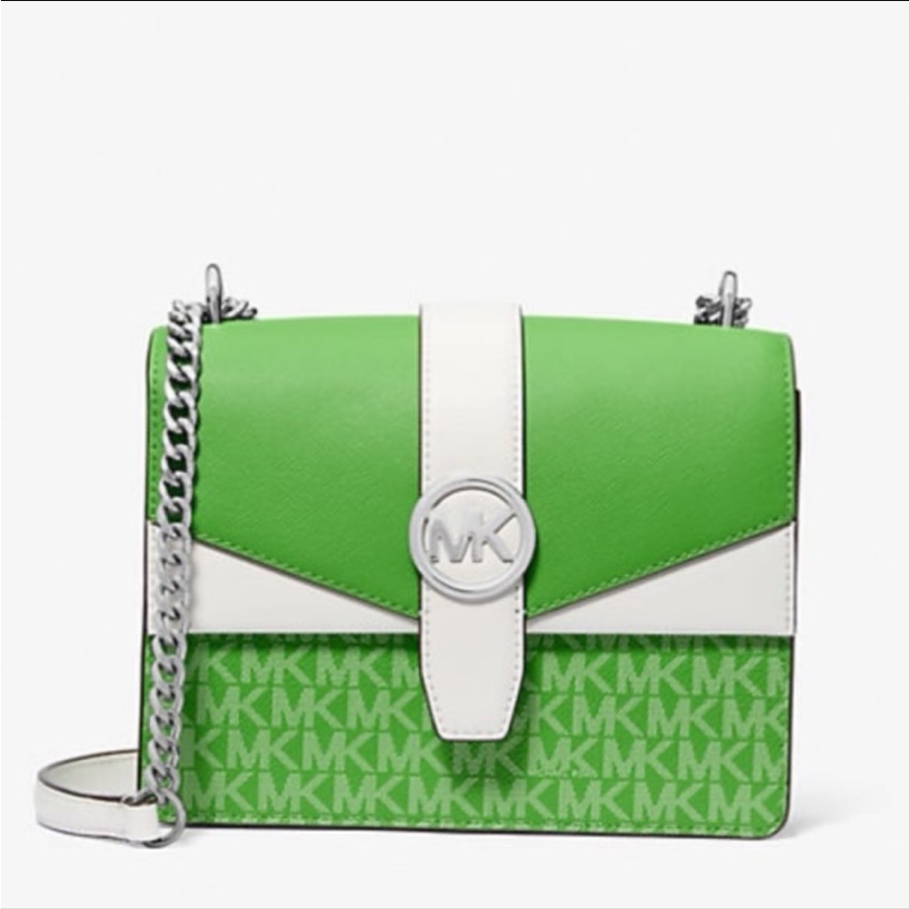 Michael Kors Greenwich Small Color-Block Signature Logo FlapCrossbody Bag
Jungle - Picture 3 of 16